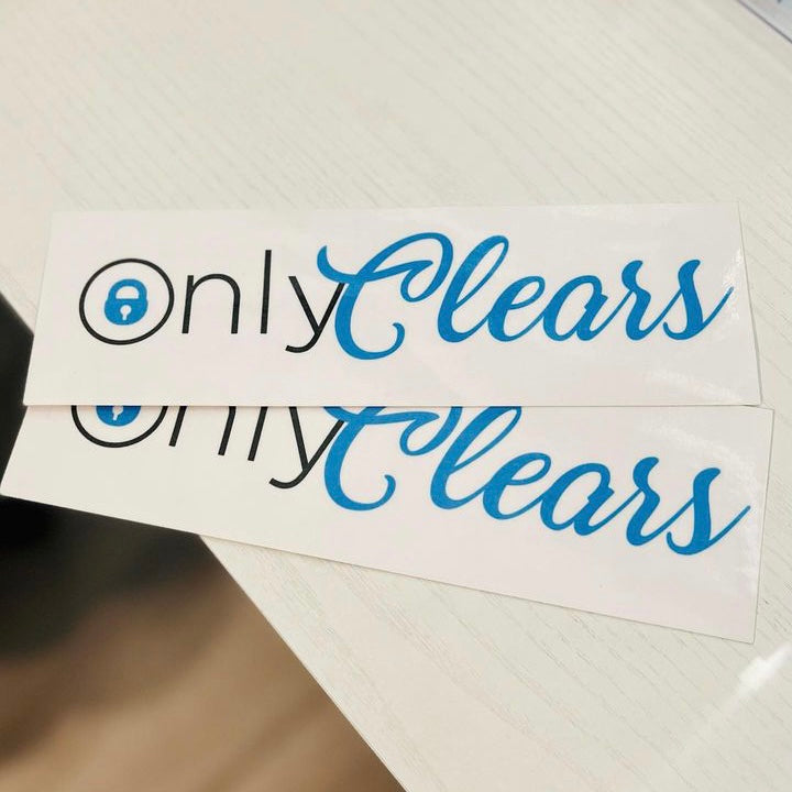 Only Clears🫦 Sticker