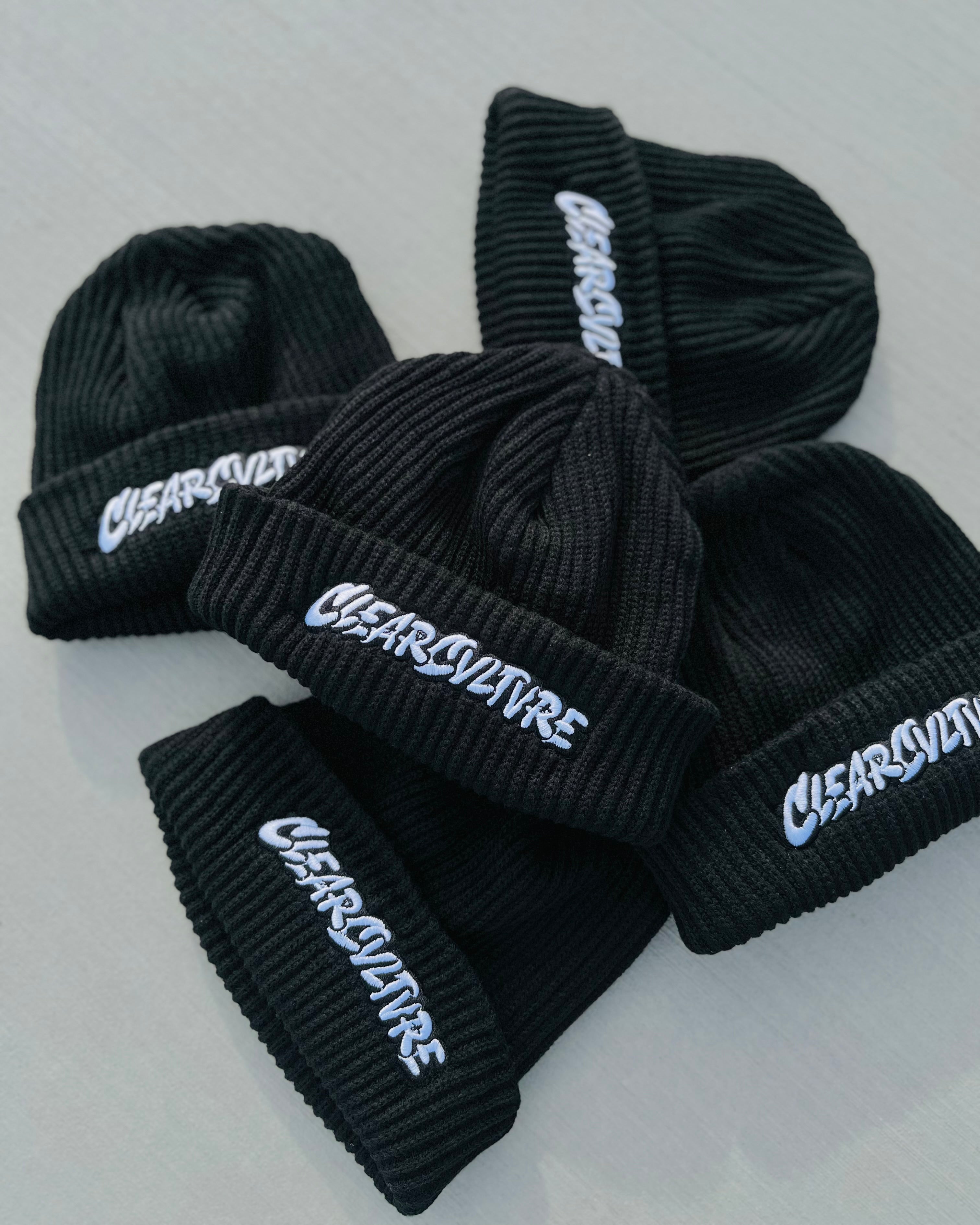 Graffiti Beanie – Clear Cvltvre Graffiti Beanie – Clear Cvltvre