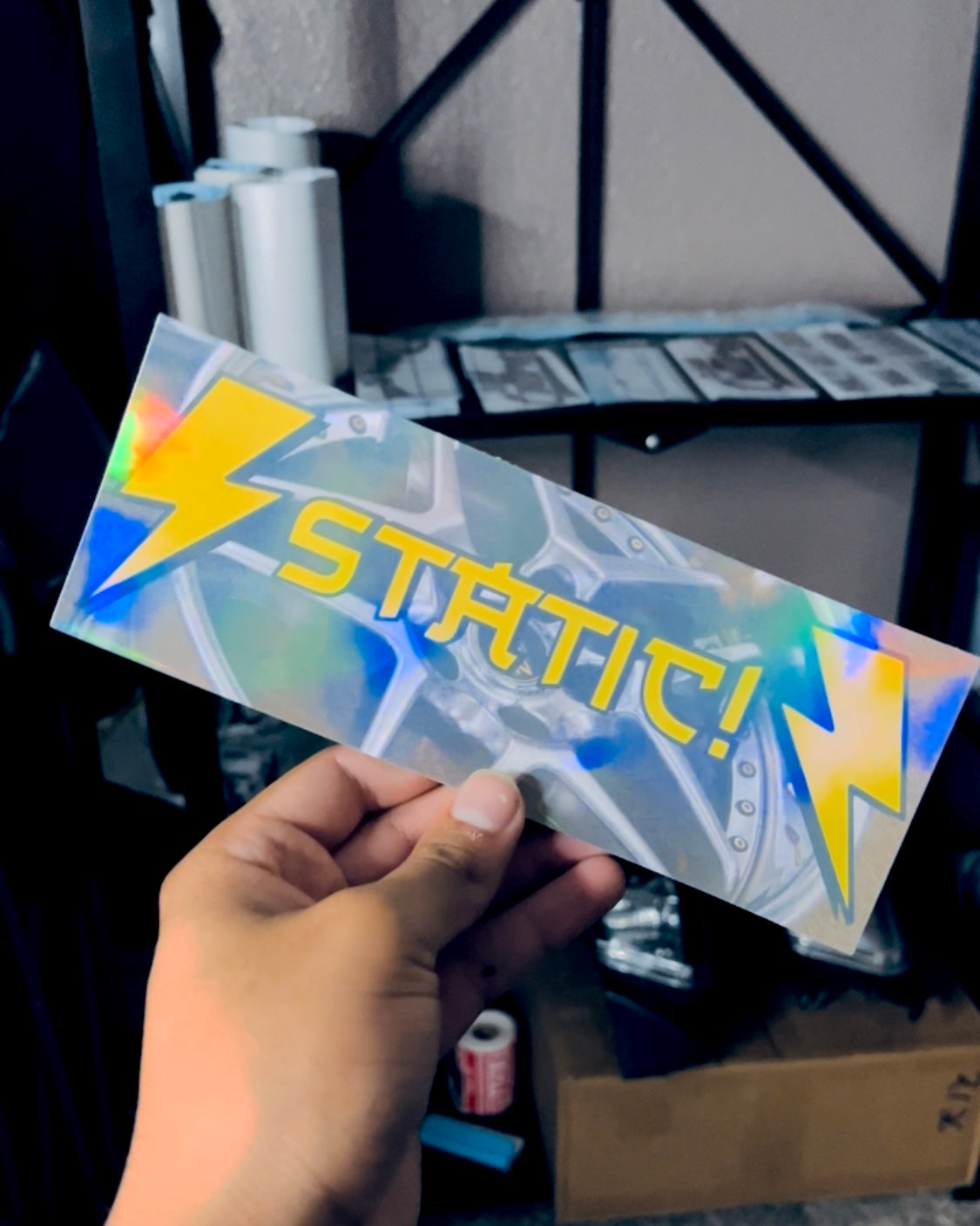 Static Sticker – Clear Cvltvre