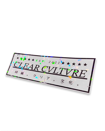 Clear Cvltvre Sticker